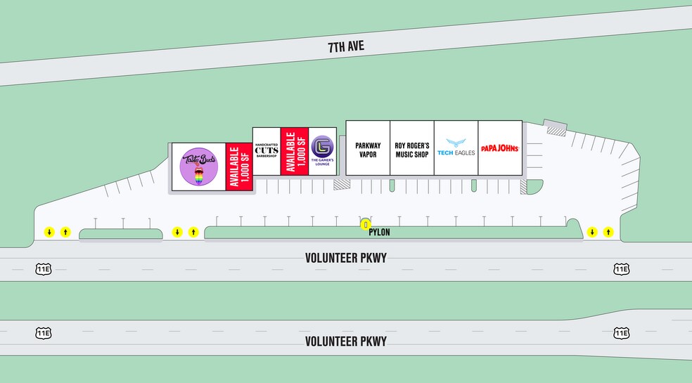 740 Volunteer Pky, Bristol, TN à louer - Photo du bâtiment - Image 2 de 8