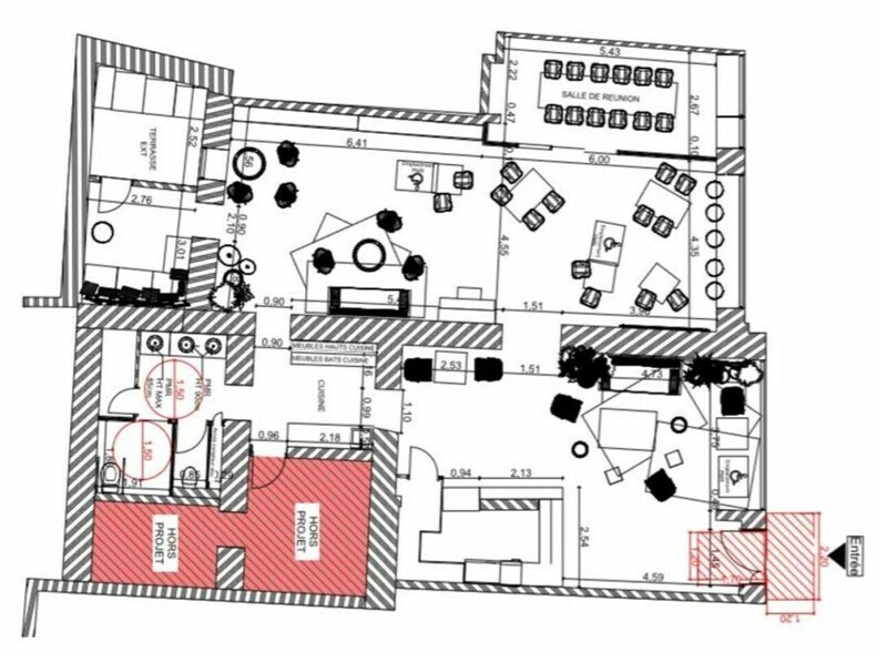 57-59 Rue Maréchal Joffre, Nantes à louer - Plan d’étage - Image 2 de 6