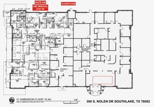 300 S Nolen Dr, Southlake, TX à louer Plan d  tage- Image 1 de 3