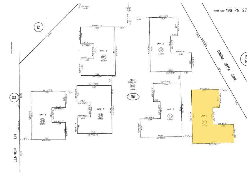 400-404 N Wiget Ln, Walnut Creek, CA à louer - Plan cadastral - Image 2 de 4