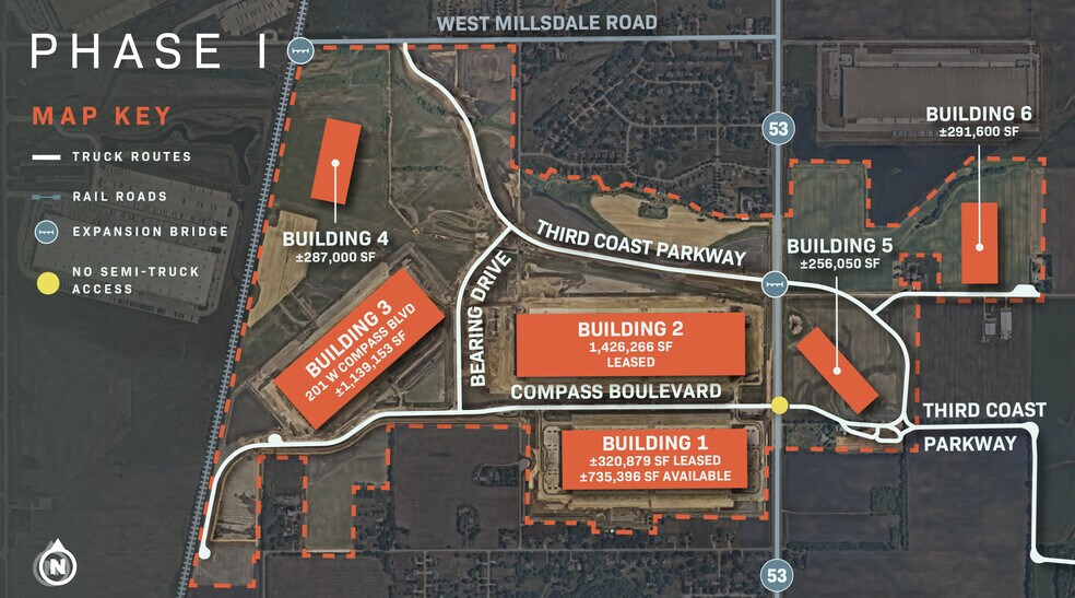 SEC Millsdale Rd & Route 53, Joliet, IL à louer - Plan de site - Image 3 de 3