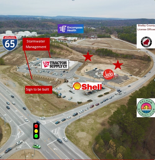 Oak Mountain Trail, Pelham, AL for sale - Aerial - Image 2 of 7