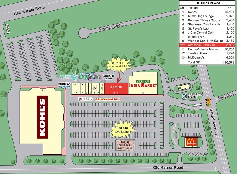 1814 Central Ave, Albany, NY for lease - Site Plan - Image 1 of 1