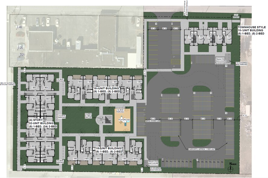 300 Orchard Street, Boise, ID for sale - Site Plan - Image 1 of 4