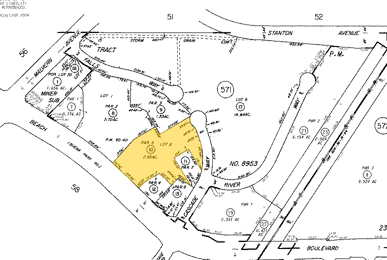 5450 Beach Blvd, Buena Park, CA à louer - Plan cadastral - Image 3 de 4