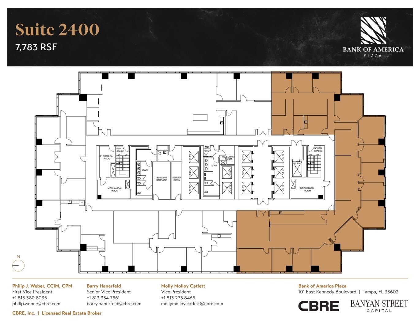 101 E Kennedy Blvd, Tampa, FL for lease Floor Plan- Image 1 of 1
