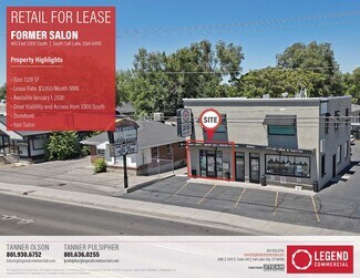 Plus de détails pour 465 E 3300 S, Salt Lake City, UT - Commerce de détail à louer