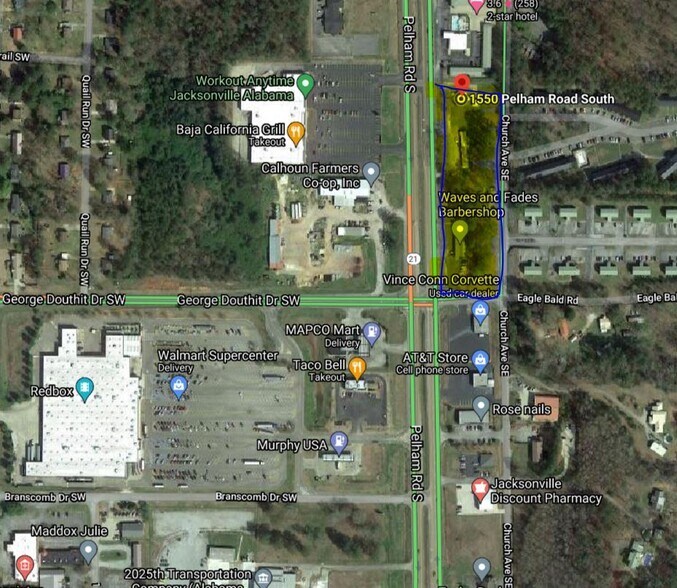 1550 Pelham Rd S, Jacksonville, AL à vendre - Photo du bâtiment - Image 2 de 15