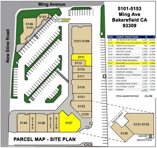 Plus de détails pour 5101-5153 Ming Ave, Bakersfield, CA - Commerce de détail à louer