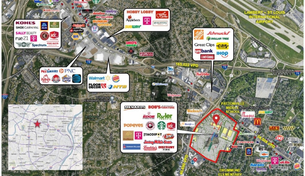 940-990 NW Plaza Dr, Saint Ann, MO for lease - Building Photo - Image 2 of 3