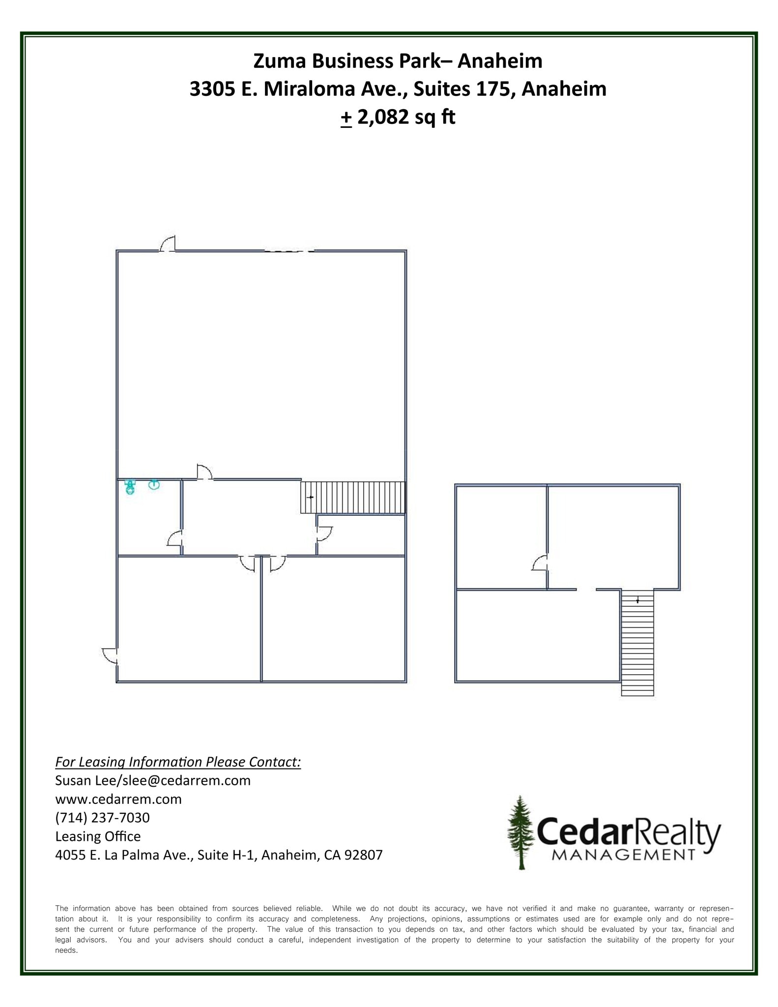 3305 E Miraloma Ave, Anaheim, CA for lease Site Plan- Image 1 of 1