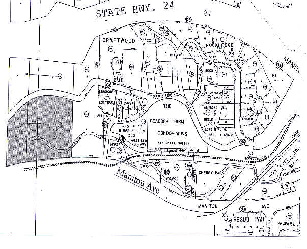 404 Manitou Ave, Manitou Springs, CO for sale - Plat Map - Image 1 of 1