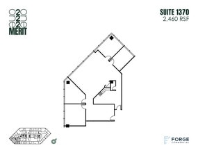 12221 Merit Dr, Dallas, TX à louer Plan d’étage- Image 1 de 1