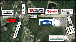 Plus de détails pour 22550 Highway 17, Hampstead, NC - Terrain à vendre