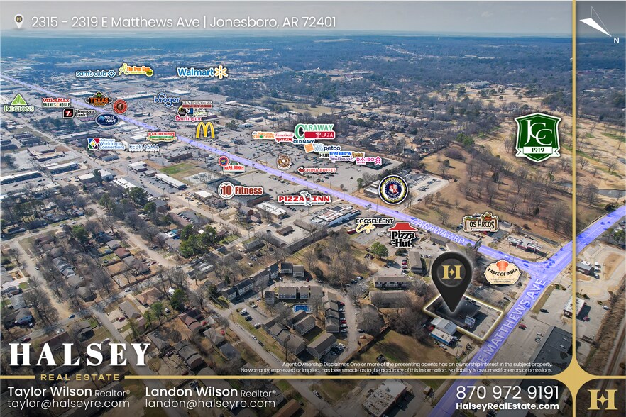 2319 E Matthews Ave, Jonesboro, AR à vendre - Photo du bâtiment - Image 2 de 7