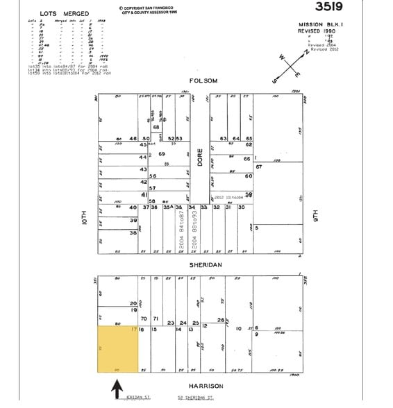1394 Harrison St, San Francisco, CA à vendre - Plan cadastral - Image 3 de 14