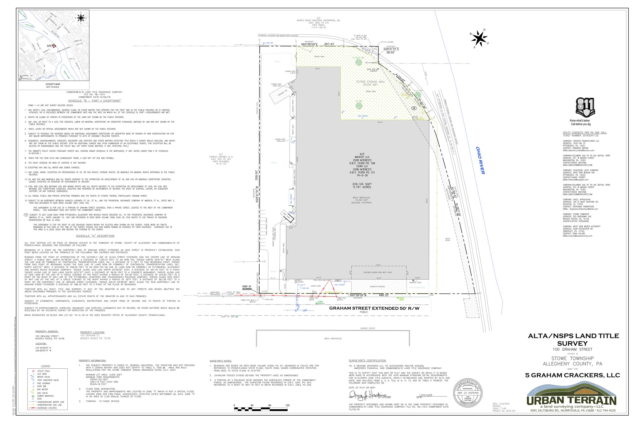 100 Graham St, McKees Rocks, PA for lease Site Plan- Image 1 of 2