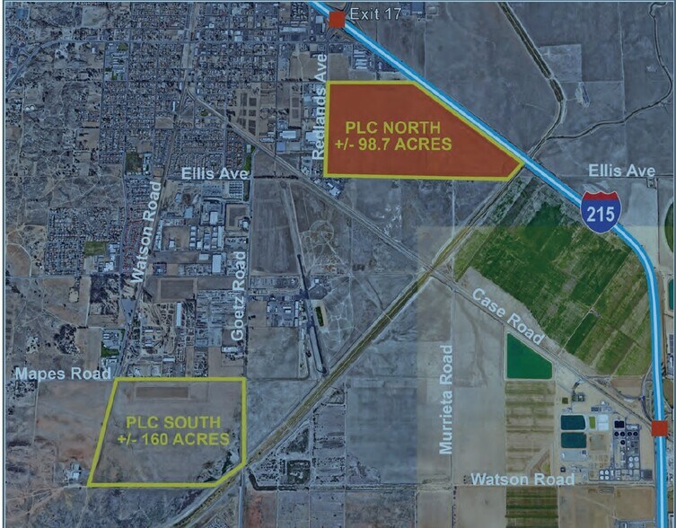 815 S Redlands Ave, Perris, CA à louer - Aérien - Image 2 de 3