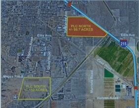 815 S Redlands Ave, Perris, CA - AÉRIEN  Vue de la carte