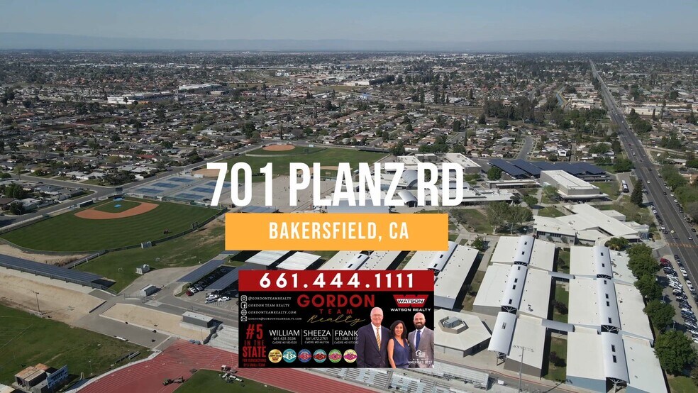 701 Planz Rd, Bakersfield, CA à vendre - Vidéo sur l’inscription commerciale - Image 2 de 16