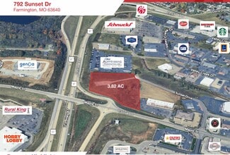 More details for 792 Sunset Dr, Farmington, MO - Land for Sale