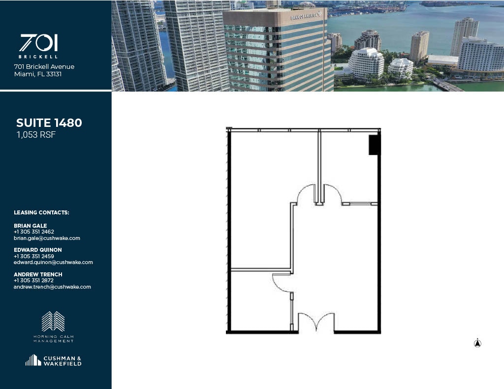 701 Brickell Ave, Miami, FL for lease Floor Plan- Image 1 of 1