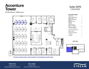 500 W Madison St, Chicago, IL for lease Floor Plan- Image 1 of 1