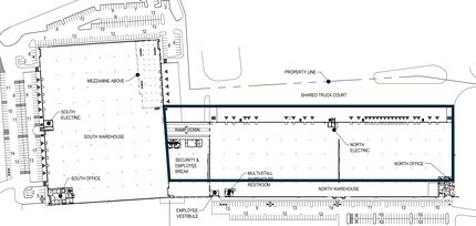 7700 Trade Port Dr, Louisville, KY à louer Plan de site- Image 2 de 2