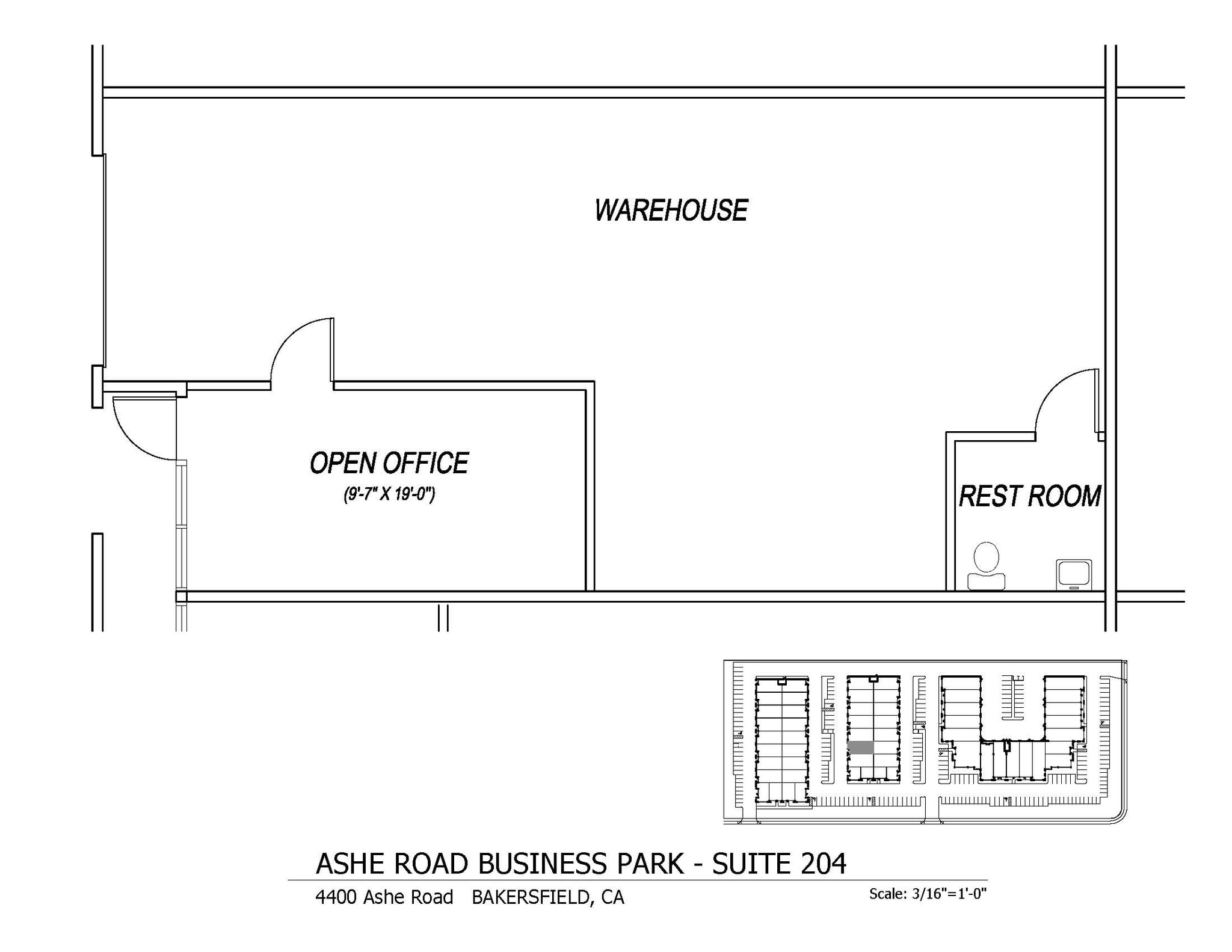 4300 Ashe Rd, Bakersfield, CA for lease Floor Plan- Image 1 of 1