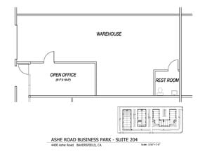 4300 Ashe Rd, Bakersfield, CA for lease Floor Plan- Image 1 of 1