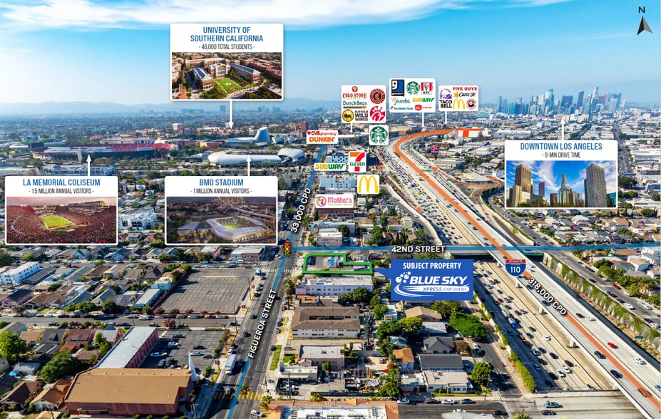 4200-4210 S Figueroa St, Los Angeles, CA à vendre - Photo du bâtiment - Image 3 de 5