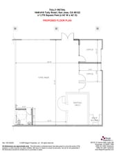 1648 Tully Rd, San Jose, CA for lease Floor Plan- Image 1 of 1