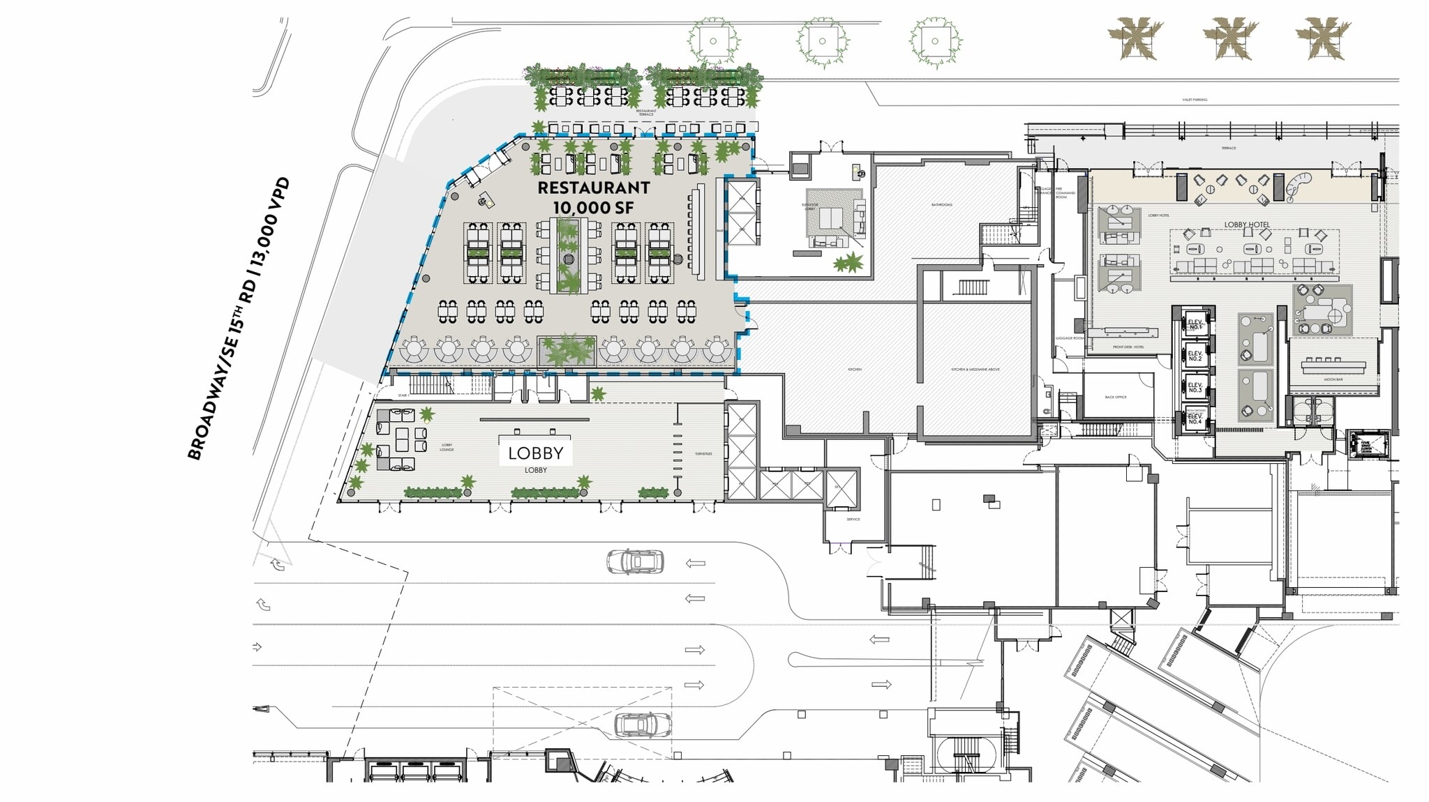 1450 Brickell Ave, Miami, FL à louer Plan de site- Image 1 de 1