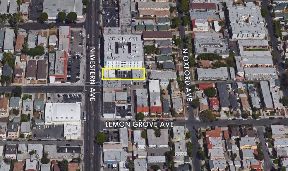 918 N Western Ave, Los Angeles, CA à louer - Aérien - Image 3 de 8