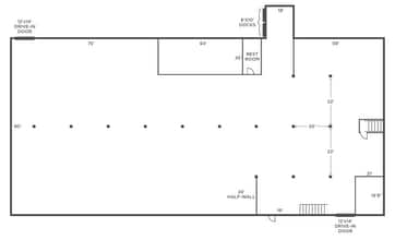 5446-5454 Dunham Rd, Maple Heights, OH à louer Plan d’étage- Image 1 de 1