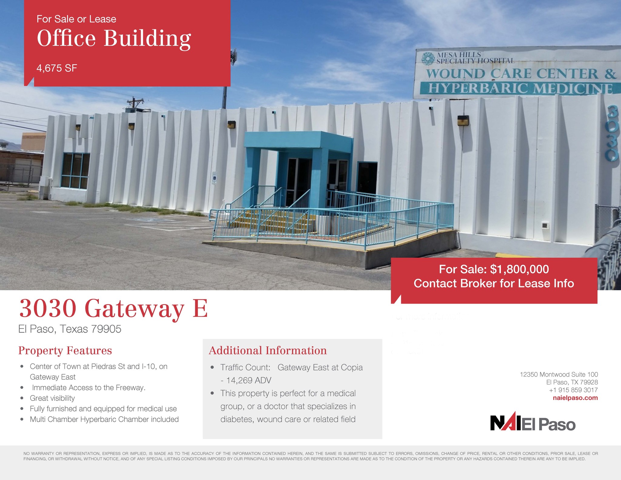 3030 E Gateway Blvd, El Paso, TX for sale Building Photo- Image 1 of 1