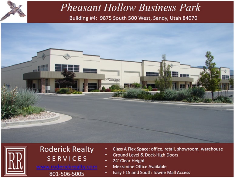 9875 S 500 W, Sandy, UT for lease - Building Photo - Image 1 of 6