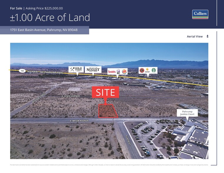 1751 E. Basin, Pahrump, NV à vendre - Photo du bâtiment - Image 3 de 4