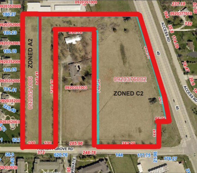 11610 N Knoxville Ave, Dunlap, IL for sale - Aerial - Image 2 of 3