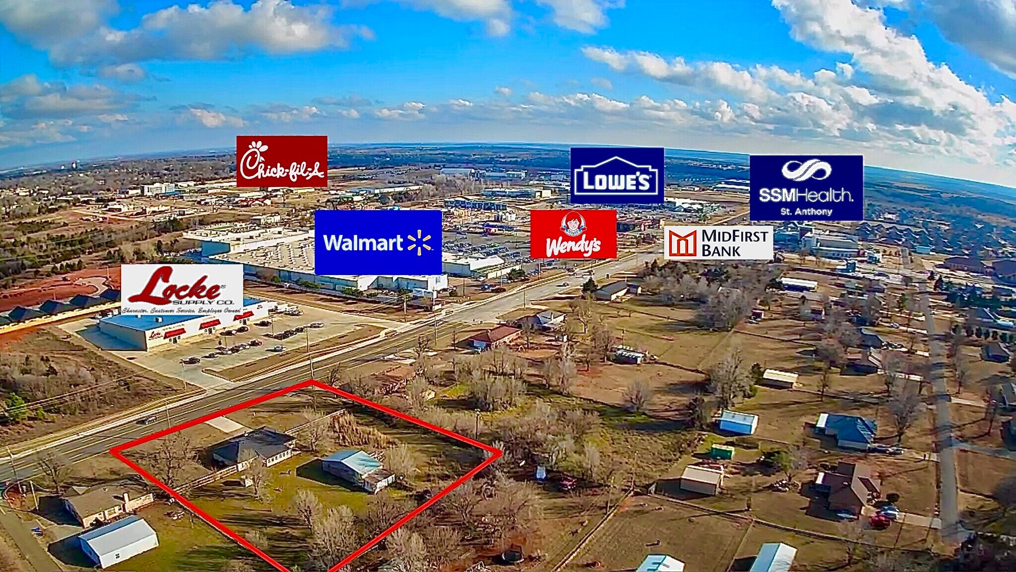 519 N Sara Rd, Mustang, OK à vendre Photo du bâtiment- Image 1 de 4