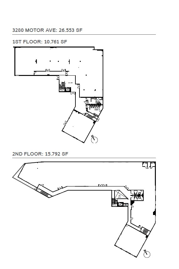 3272 Motor Ave, Los Angeles, CA à louer Plan d’étage- Image 1 de 1