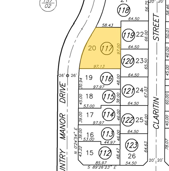 1564-1570 Country Manor Dr, Santa Rosa, CA à vendre - Plan cadastral - Image 2 de 2