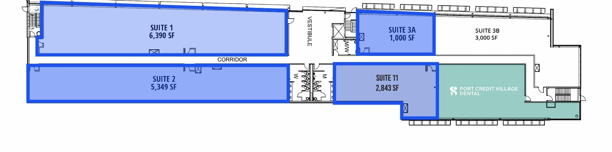 70 S Mississauga Rd, Mississauga, ON for lease Floor Plan- Image 1 of 1