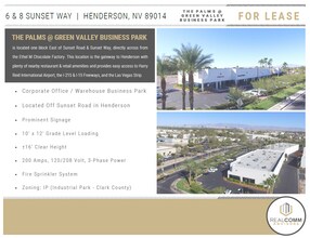 8 Sunset Way, Henderson, NV à louer Photo du bâtiment- Image 2 de 4