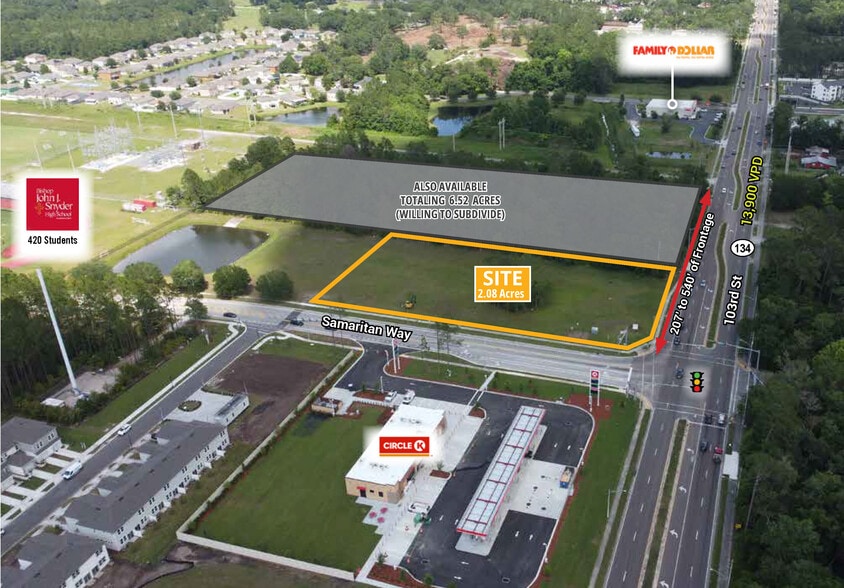 Samaritan Way & 103rd, Jacksonville, FL for sale - Aerial - Image 2 of 6