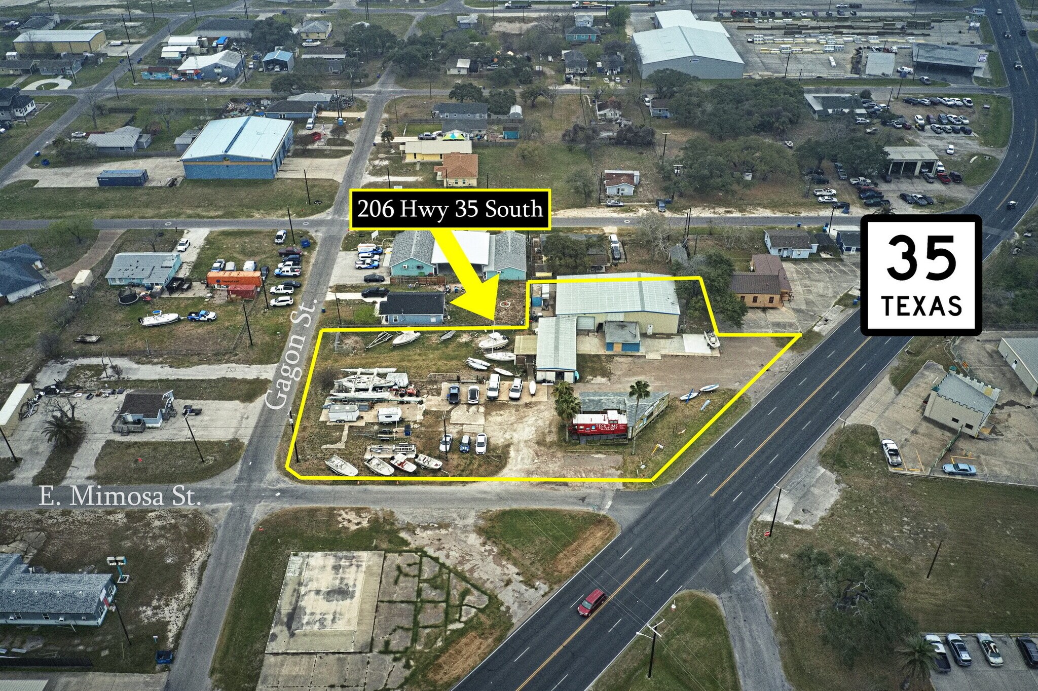 206 Highway 35 S, Rockport, TX à vendre Photo du bâtiment- Image 1 de 38