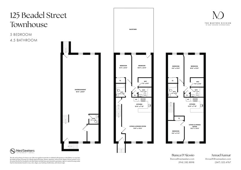 125 Beadel St, Brooklyn, NY à vendre - Plan d’étage - Image 3 de 3