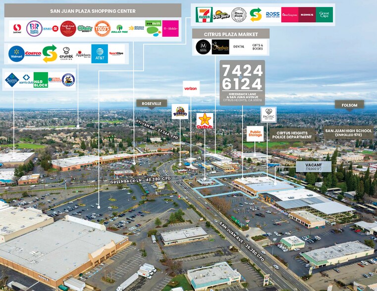 6124 San Juan Ave, Citrus Heights, CA à vendre - Photo du bâtiment - Image 2 de 5