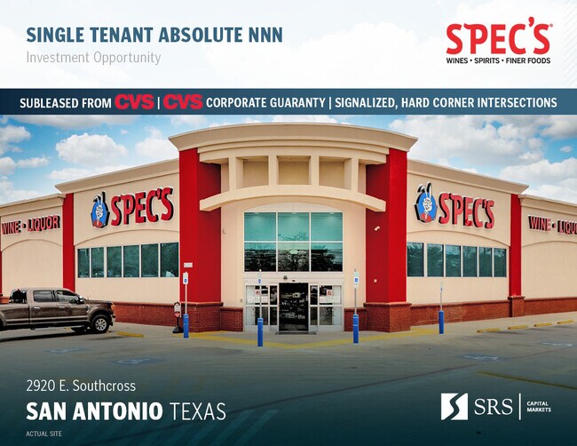Plus de détails pour 2920 E Southcross Ave, San Antonio, TX - Commerce de détail à vendre