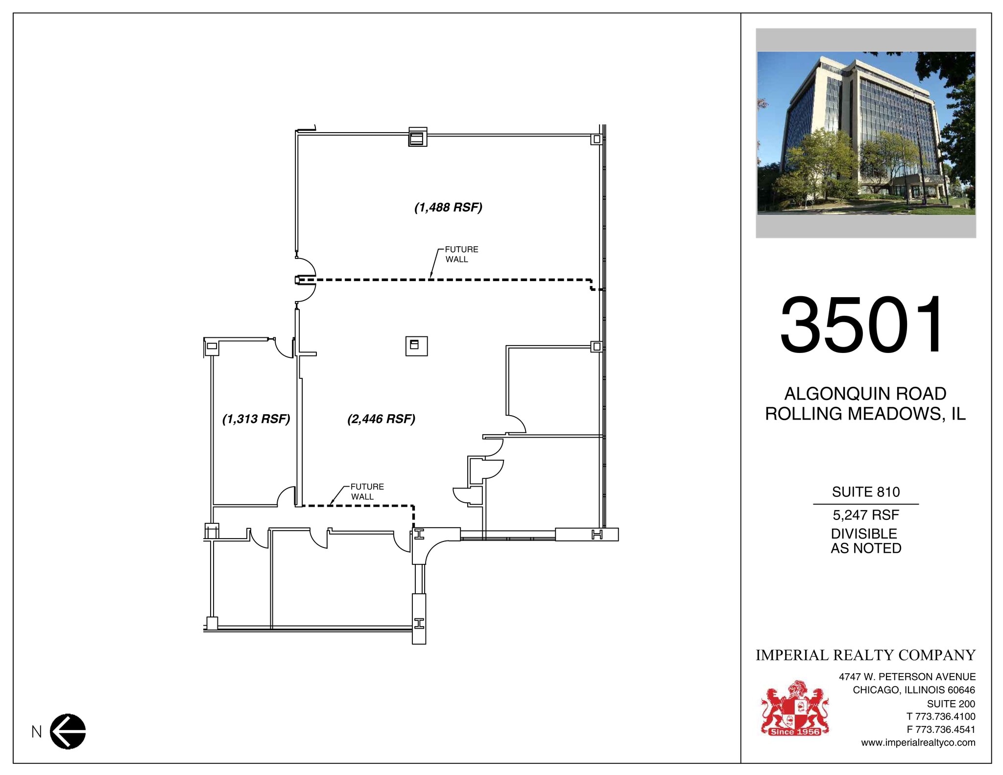 3501 Algonquin Rd, Rolling Meadows, IL for lease Site Plan- Image 1 of 1